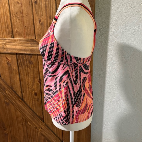 Nike | mult color | tankini swim suit top | Sz 8 (M) - Picture 3 of 16
